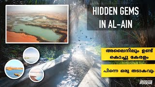 TRAVEL VLOG 87  Hidden Gems Al Ain  Al Ain Oasis amp Zakher Lake  Malayalam VLOG [upl. by Lardner]