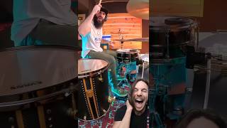 EL ESTEPARIO SIBERIANO PLAYING A SINGLEDOUBLE PEDAL 🤣🔥 drums reaction [upl. by Obed713]