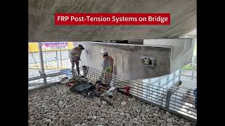 Externally posttensioned carbon FRP plate system for bridge strengthening and retrofitting [upl. by Josselyn708]