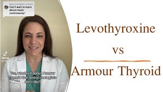 Levothyroxine VS Armour Thyroid [upl. by Sydel987]