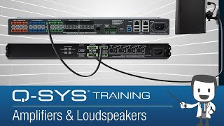 QSYS Software Overview Part 9  Amplifiers amp Loudspeakers 2022 [upl. by Ydoj]