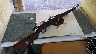 Mauser 98K Yougoslave au stand 50m pour essai [upl. by Jariv]