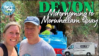 Motorhome trip to Devon  Going underground on the Copper Mine Train  Morwhellham Quay [upl. by Edaw]