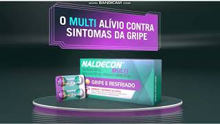 Chegou Naldecon Multi O multi alívio contra sintomas da gripe [upl. by Norrek]