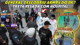 BK FOI SEQUESTRADO  GENERAL DESCOBRIU ARM4S F BK  TRETA COM HOSPITAL  BKINHO RP CLIPS [upl. by Mika]