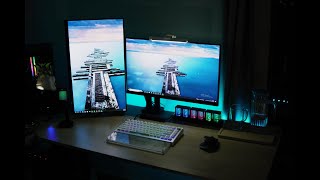 I Designed an Automatic Monitor Lamp for My Desk Setup [upl. by Rurik]