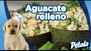 Aguacate relleno de atún y camarón pacotilla Tu Cocina Pétalo® [upl. by Dnalhsa]