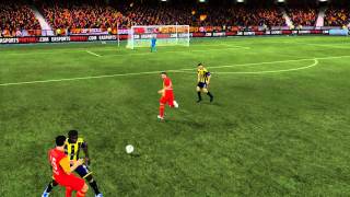 FIFA 12  Johan Elmander Galatasaray  Fenerbahçe Maçı [upl. by Aivart244]