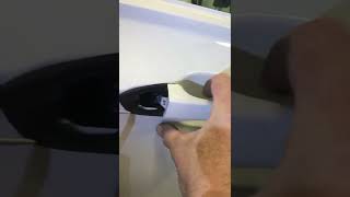 2021 Volkswagen outer door handle removal and install [upl. by Shaper]