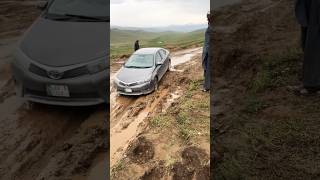 Corolla Off Roading 😱🫡  Deosai Rainy Season [upl. by Nesyaj83]