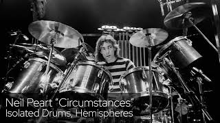 Neil Peart quotCircumstancesquot Isolated Drums [upl. by Willem]