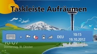 Windows 8 und 81 Taskleiste aufräumen HerrTechNews [upl. by Faydra]