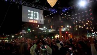 Happy New Years Countdown 2012 from Mill Ave Tempe Arizona [upl. by Gardal]