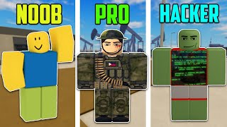 War Tycoon NOOB vs PRO vs HACKER [upl. by Uoliram]