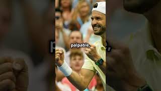 Grigor Dimitrovs Epic Win 450th Career Victory at US Open [upl. by Orhtej]