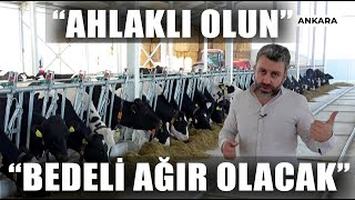 Davut Karaman Süt Sanayisine Seslendi quotAhlaklı Olun Bedeli Ağır Olacakquot  Verimli Çiftlikler [upl. by Onofredo]