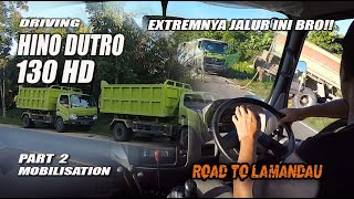 Driving Hino Dutro 130 HD mobilisation Part 2 [upl. by Bettzel]