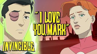 Atom Eve Tells Mark She Loves Him  Invincible S2 [upl. by Harewood]