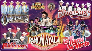 Ramon Ayala⚡Los Originales De San Juan🍻Los Invasores De Nuevo Leon🔥Los Rieleros Del Norte💃Duelo [upl. by Adnola782]