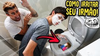 COMO IRRITAR SEU IRMÃƒO  TROLLANDO MEU IRMÃƒO  REZENDE EVIL [upl. by Gusti469]