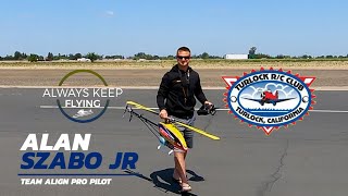 Alan Szabo Jr ALIGN TREX 700XN Friday Rotor Rally Turlock FunFly 2018 [upl. by Tecla]