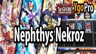 Nephthys Nekroz YgoPro  QLIPHORT TOWERS link monster 3 [upl. by Remoh]