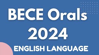 BECE oral English Questions and Answers [upl. by Levy]