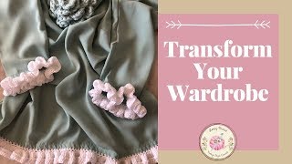 How To Crochet Ruffles Easy Tutorial  Upcycle by Loopy Mabel [upl. by Conal]