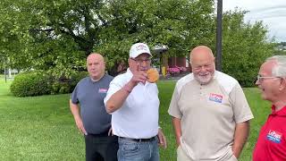 Former Gov LePage campaigning in Madawaska [upl. by Nevak]