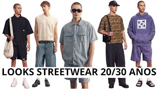 OUTFITS TENDENCIA PRIMAVERA VERANO PARA HOMBRES 2030 AÑOS LOOKS STREETWEAR URBANO 20242025 [upl. by Grail]