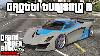 GTA 5 Online DLC quotGrotti Turismo Rquot Car Showcase Customized quotGta Online Carsquot GTA 5 DLC GTA V [upl. by Gnen]