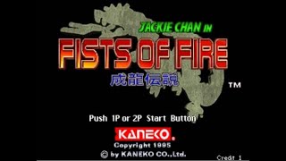 Jackie Chan In Fists Of Fire Arcade [upl. by Nayb]