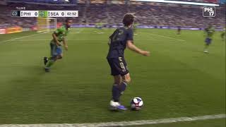 Brenden Aaronson vs Seattle Sounders [upl. by Lachlan613]