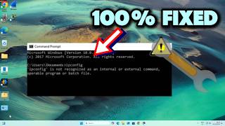 How to Fix IPConfig Not Recognised as Internal or External Command  ipconfig not recognised [upl. by Emersen]