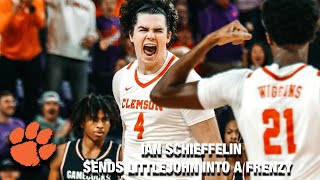 Clemsons Ian Schieffelin Sends Littlejohn Into A Frenzy [upl. by Sualohcin904]