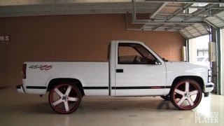 CHEVY 1500 454 SS on 26 INCH FORGIATO BARRA ATLANTA [upl. by Ewell292]