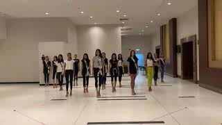 Miss Universe Thailand runway coaching by Pangina Heals and team P [upl. by Zurkow]