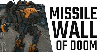 Missile Wall of Doom MRM Nightstar quotWolf Phoenixquot  Mechwarrior Online The Daily Dose [upl. by Inaluiak77]