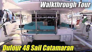 Nice Sailing Catamaran  2023 Dufour 48 [upl. by Coyle]