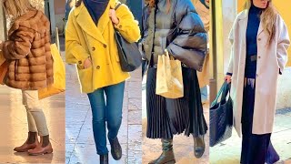 ITALIAN WINTER 2024 STREET STYLE 🇮🇹VERONA EVERYDAY WINTER OUTFITS ☀️KEEP YOU COZY vanityfair [upl. by Nolrak]