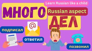 learn Russian grammar Russian aspect [upl. by Nogem83]