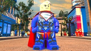 LEGO DC SuperVillains  Lex Luthor Power Suit  Open World Free Roam Gameplay HD [upl. by Anahsohs]