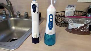 VAVA cordless Water Flosser vs cordless Waterpik [upl. by Rebbecca]