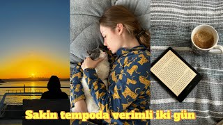 SAKİN VERİMLİ VLOG crossfit tıp fakültesi dersleri cilt bakımı Beykoz’da gün batımı… [upl. by Perlie158]