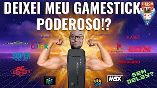 ATUALIZAÇÃO DO GAME STICK 4K  ADEUS LENTIDÃO [upl. by Accemahs]