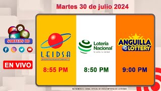 Lotería Nacional LEIDSA y Anguilla Lottery en Vivo 📺│Martes 30 de julio 2024 855 PM [upl. by Koziel]