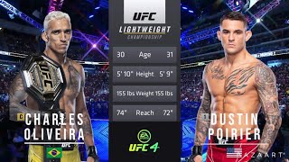 CHARLES OLIVEIRA VS DUSTIN POIRIER FULL FIGHT UFC 269 [upl. by Sikram]