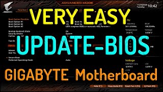 Gigabyte Motherboard 2022  Easy Method BIOS Update  B550 Aorus PRO AC  Tech MK [upl. by Francois]