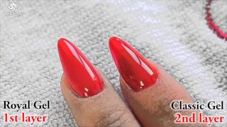 StepByStep Tutorial to Applying Crystal Nails Royal Gels  Official Crystal Nails Technique [upl. by Ecidnak]