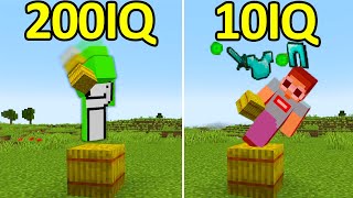 200IQ vs 10IQ Minecraft Plays 9 [upl. by Wanonah91]